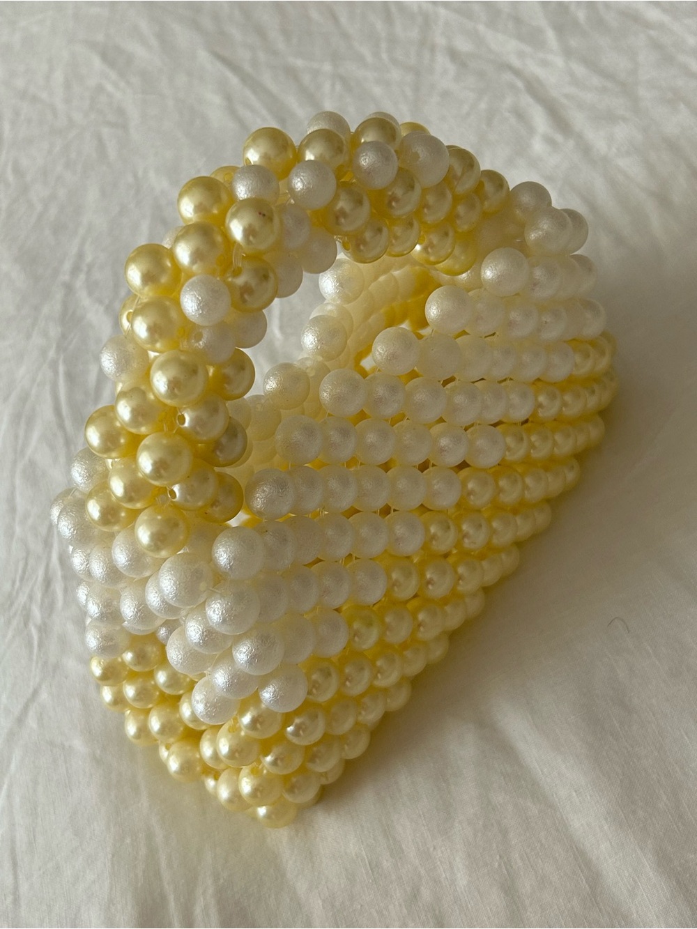 ZANZIBAR PEARL BEADED HANDBAG - Picture 2 of 6